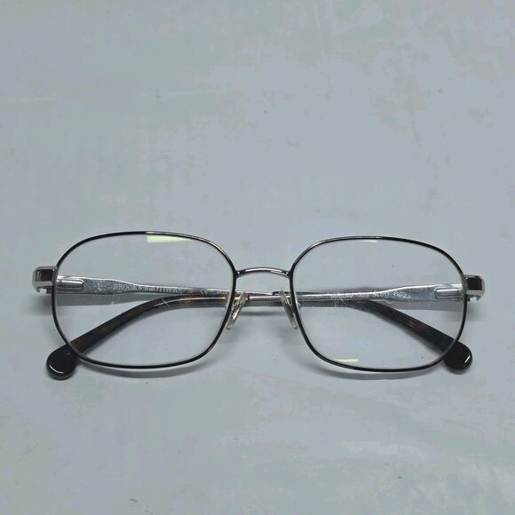 BROOKS BROTHERS HAVANA EYEGLASS FRAMES BB 1049 1658 54-17-140 TORTOISE SILVER